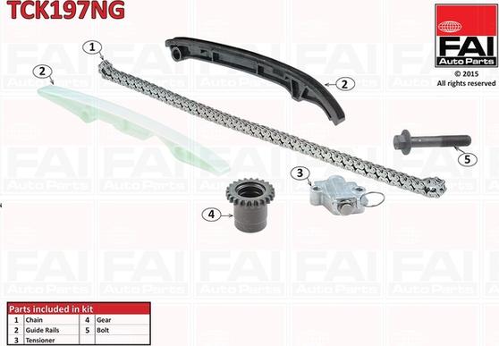 FAI AutoParts TCK197NG - Chit lant de distributie aaoparts.ro