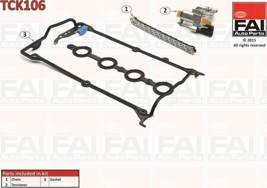 FAI AutoParts TCK106 - Chit lant de distributie aaoparts.ro