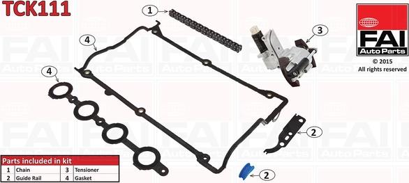 FAI AutoParts TCK111 - Chit lant de distributie aaoparts.ro