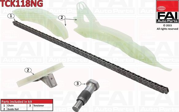 FAI AutoParts TCK118NG - Chit lant de distributie aaoparts.ro