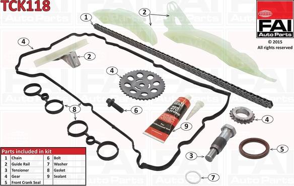 FAI AutoParts TCK118 - Chit lant de distributie aaoparts.ro