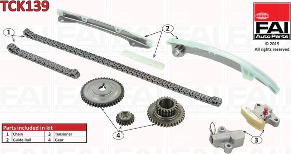 FAI AutoParts TCK139 - Chit lant de distributie aaoparts.ro