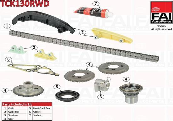 FAI AutoParts TCK130RWD - Chit lant de distributie aaoparts.ro