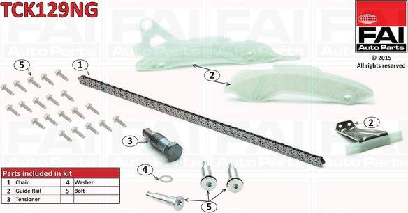 FAI AutoParts TCK129NG - Chit lant de distributie aaoparts.ro