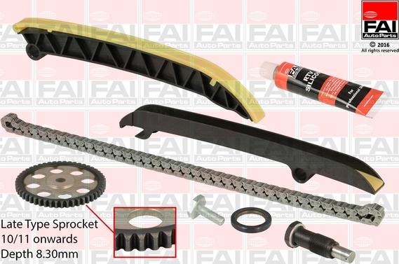 FAI AutoParts TCK208L - Chit lant de distributie aaoparts.ro