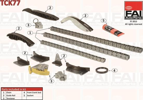 FAI AutoParts TCK77 - Chit lant de distributie aaoparts.ro