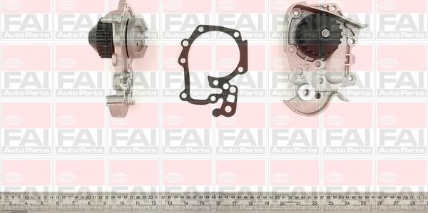 FAI AutoParts WP6123 - Pompa apa aaoparts.ro