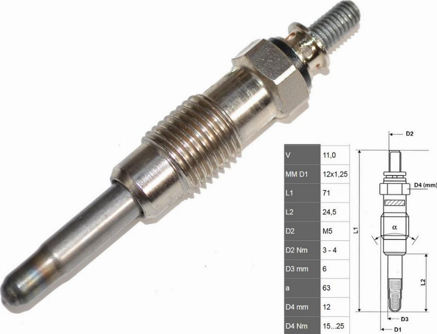 Fast FT82710 - Bujie incandescenta aaoparts.ro