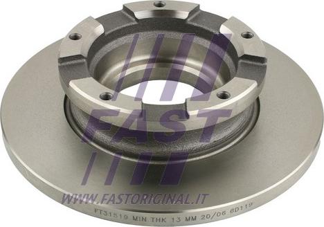 Fast FT31519 - Disc frana aaoparts.ro