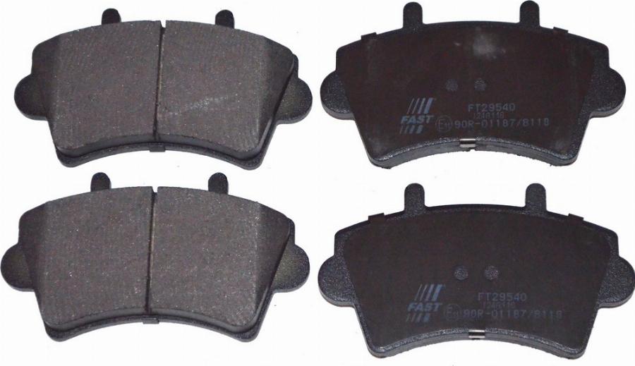 Fast FT29540 - Set placute frana,frana disc aaoparts.ro