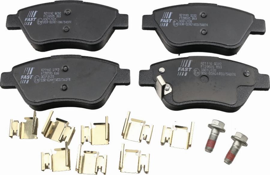 Fast FT29565 - Set placute frana,frana disc aaoparts.ro