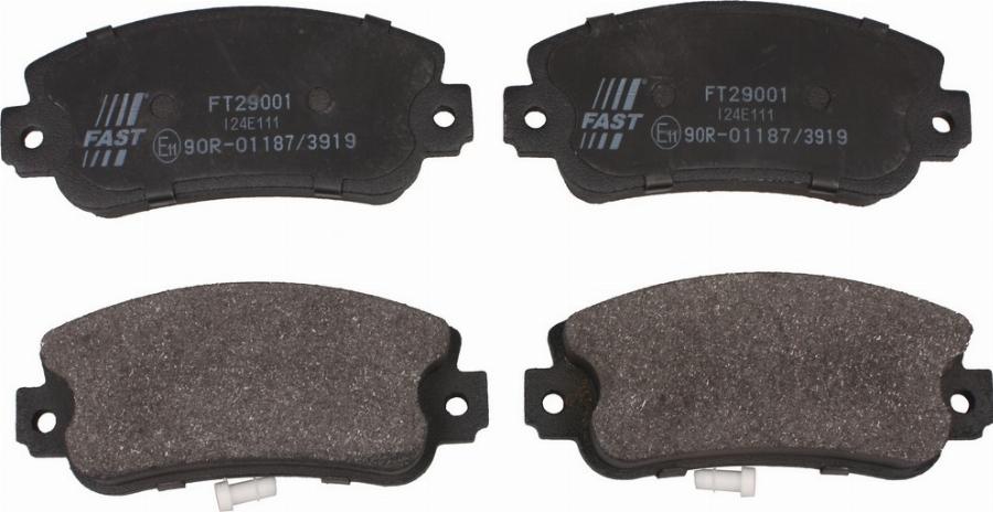 Fast FT29001 - Set placute frana,frana disc aaoparts.ro