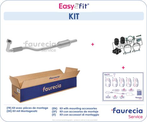 Faurecia FS40420K - Catalizator aaoparts.ro