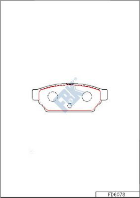 FBK FD6078 - Set placute frana,frana disc aaoparts.ro