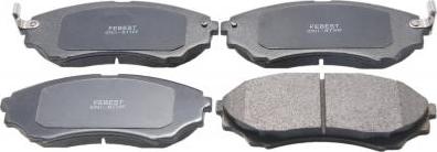 Febest 0501-BT50F - Set placute frana,frana disc aaoparts.ro