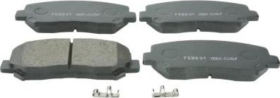 Febest 0501-CX5F - Set placute frana,frana disc aaoparts.ro