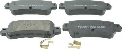 Febest 0501-CX5R - Set placute frana,frana disc aaoparts.ro