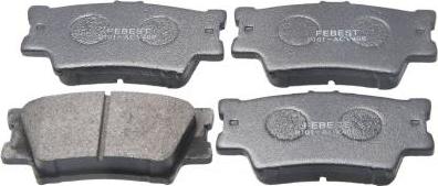 Febest 0101-ACV40R - Set placute frana,frana disc aaoparts.ro