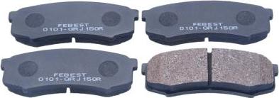 Febest 0101-GRJ150R - Set placute frana,frana disc aaoparts.ro