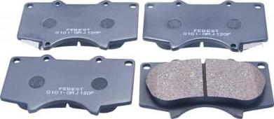 Febest 0101-GRJ120F - Set placute frana,frana disc aaoparts.ro