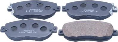 Febest 0101-GXE10F - Set placute frana,frana disc aaoparts.ro