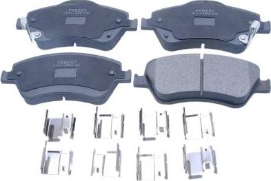 Febest 0101-ZRE150F - Set placute frana,frana disc aaoparts.ro