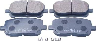 Febest 0101-ZZE130F - Set placute frana,frana disc aaoparts.ro