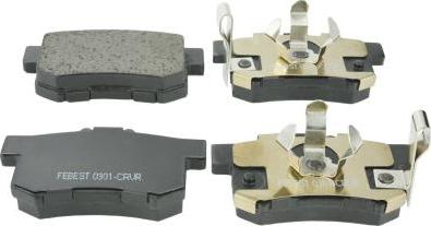 Febest 0301-CRVR - Set placute frana,frana disc aaoparts.ro