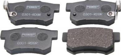 Febest 0301-RD9R - Set placute frana,frana disc aaoparts.ro
