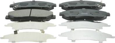 Febest 0301-YD2F - Set placute frana,frana disc aaoparts.ro