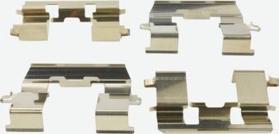 Febest 0303-ACCF - Set accesorii, placute frana aaoparts.ro