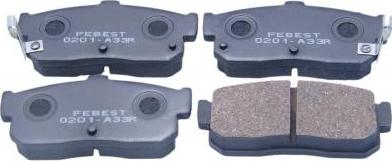 Febest 0201-A33R - Set placute frana,frana disc aaoparts.ro