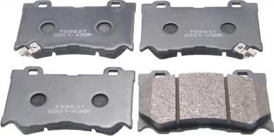 Febest 0201-V36F - Set placute frana,frana disc aaoparts.ro