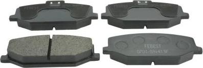 Febest 0701-SN413F - Set placute frana,frana disc aaoparts.ro
