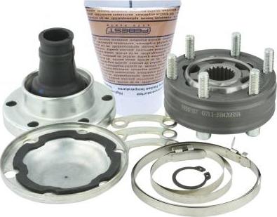 Febest 0711-JB420SHA - Articulatie, cardan aaoparts.ro