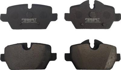 Febest 1901-E90R - Set placute frana,frana disc aaoparts.ro