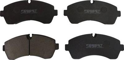 Febest 1601-906F - Set placute frana,frana disc aaoparts.ro