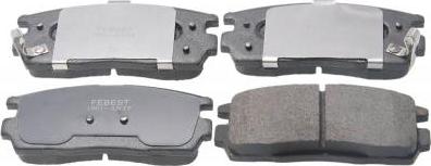 Febest 1801-ANTF - Set placute frana,frana disc aaoparts.ro