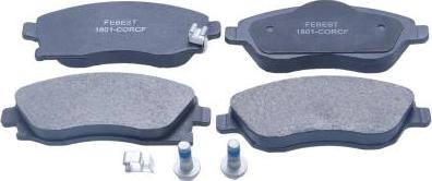 Febest 1801-CORCF - Set placute frana,frana disc aaoparts.ro