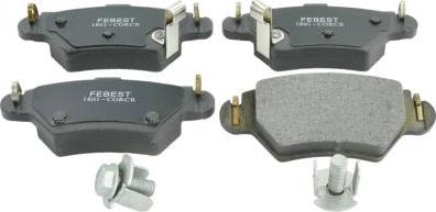 Febest 1801-CORCR - Set placute frana,frana disc aaoparts.ro