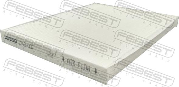 Febest 1243-007 - Filtru, aer habitaclu aaoparts.ro