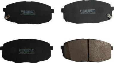 Febest 1201-CRETF - Set placute frana,frana disc aaoparts.ro