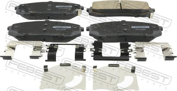 Febest 1201-DN8F - Set placute frana,frana disc aaoparts.ro