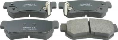 Febest 1201-GETZR - Set placute frana,frana disc aaoparts.ro