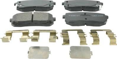 Febest 1201-H1R - Set placute frana,frana disc aaoparts.ro