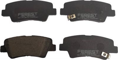 Febest 1201-SOLR - Set placute frana,frana disc aaoparts.ro
