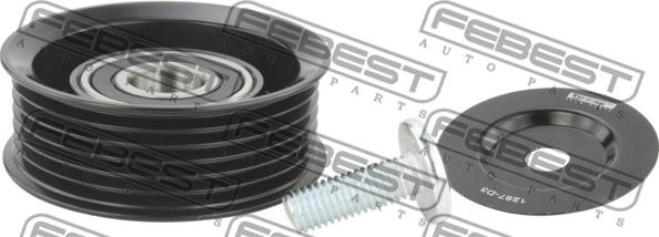 Febest 1287-D3 - Rola ghidare / conducere, curea transmisie aaoparts.ro