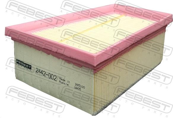 Febest 2442-002 - Filtru aer aaoparts.ro