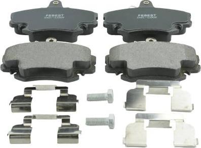 Febest 2401-LOGF - Set placute frana,frana disc aaoparts.ro