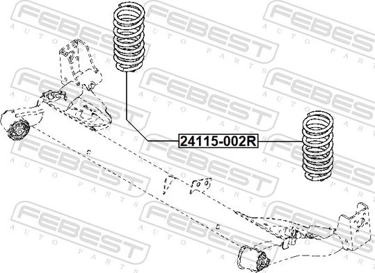 Febest 24115-002R - Arc spiral aaoparts.ro